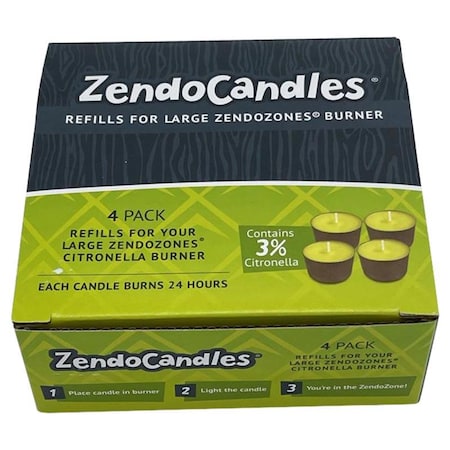 Jt Eaton JT Eaton ZendoCandle Citronella Candle Candle For Mosquitoes 1 box 1824H-CAND